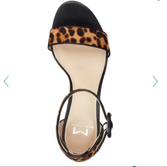 {Marc Fisher LTD} Karleely Leopard Sandal - Picture 6 of 7